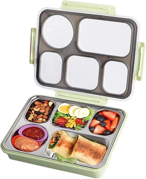 metal divided lunch box|lunch box with hidden compartment.